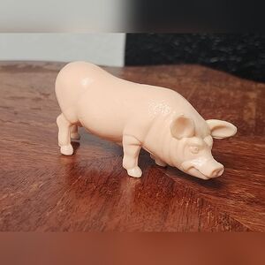 3.5" Sow Farm Animal Collectible Realistic Pig Pink Detailed Replica Barn Animal